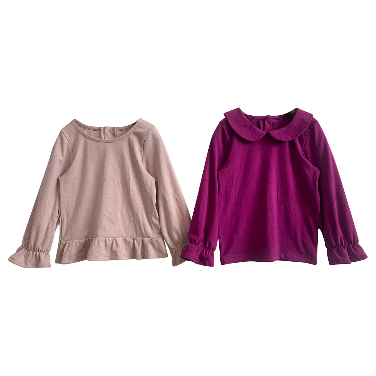 baby toddler kids New Korean Girls Cotton Ruffle Blouse Shirt For Baby Shirts & Tops