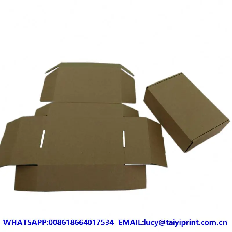 
Customized printed biodegradable box packaging shipping 