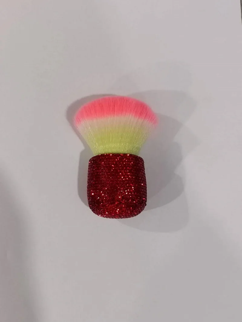 Diamond Set Small Waist New Powder Makeup Brush Super Large Stick Drill Single Spot Goblet Powder Blusher Dust Brush