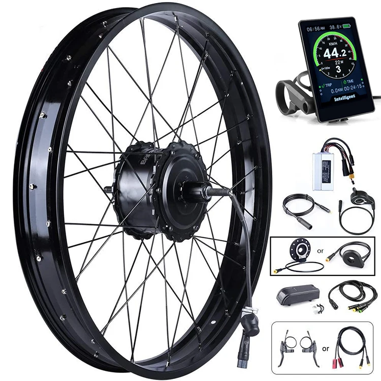 Электрический комплект для переоборудования велосипеда Akkubici RM G060.750.DC, 20/26 дюймов, 750/1000 Вт