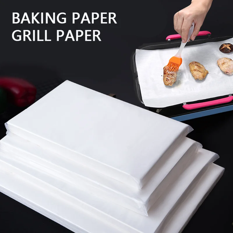 Non Stick Oven Safe Greaseproof Silicone Parchment Baking Paper Greaseproof Parchment Paper