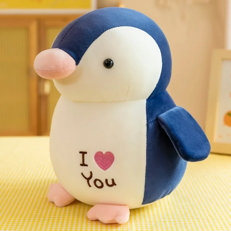 Wholesale Stuffed Cartoon Doll Soft Fat Toys Baby Little Penguin Plush Toy