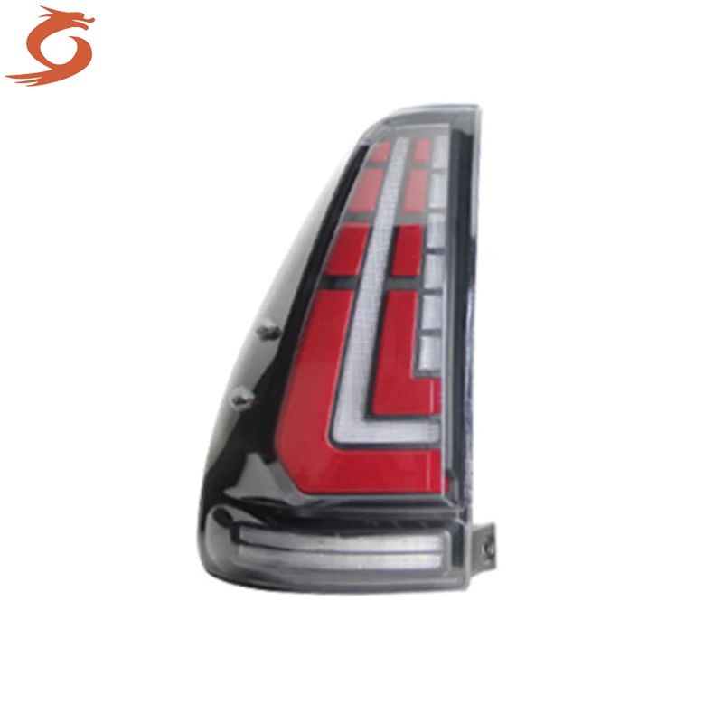 High Quality Modified Tail Lights for Toyota Prado Dynamic Running Water Steering Dual Reverse Lights 2003-2009