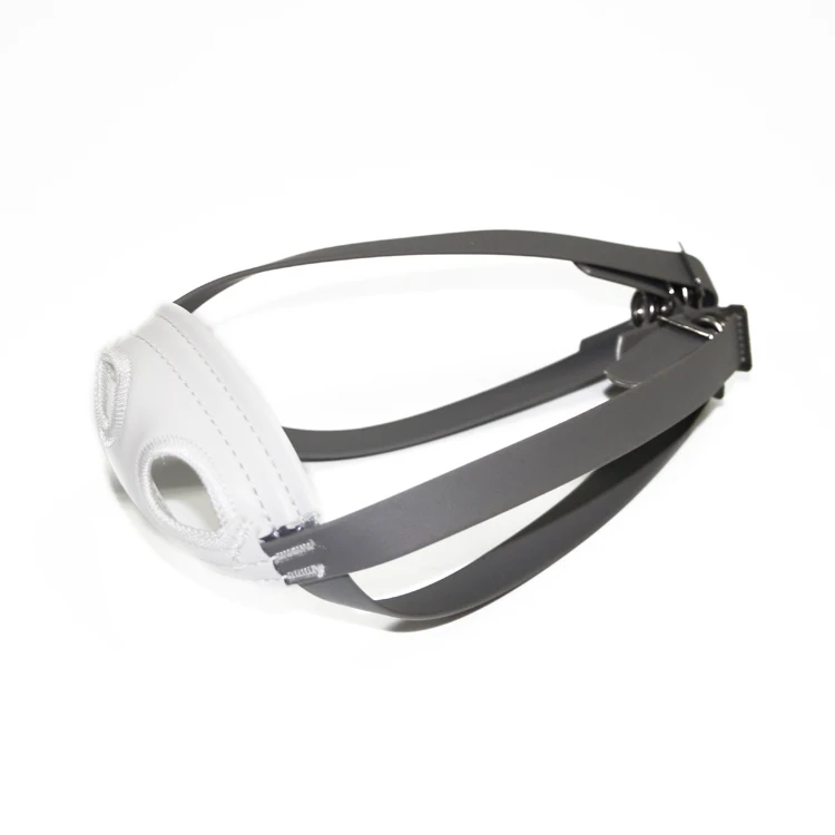 
Eco-friendly High Quality Outdoor Sport Chinstraps Genuine Leather White Ski Helmet Soft Cup Chin Strap 