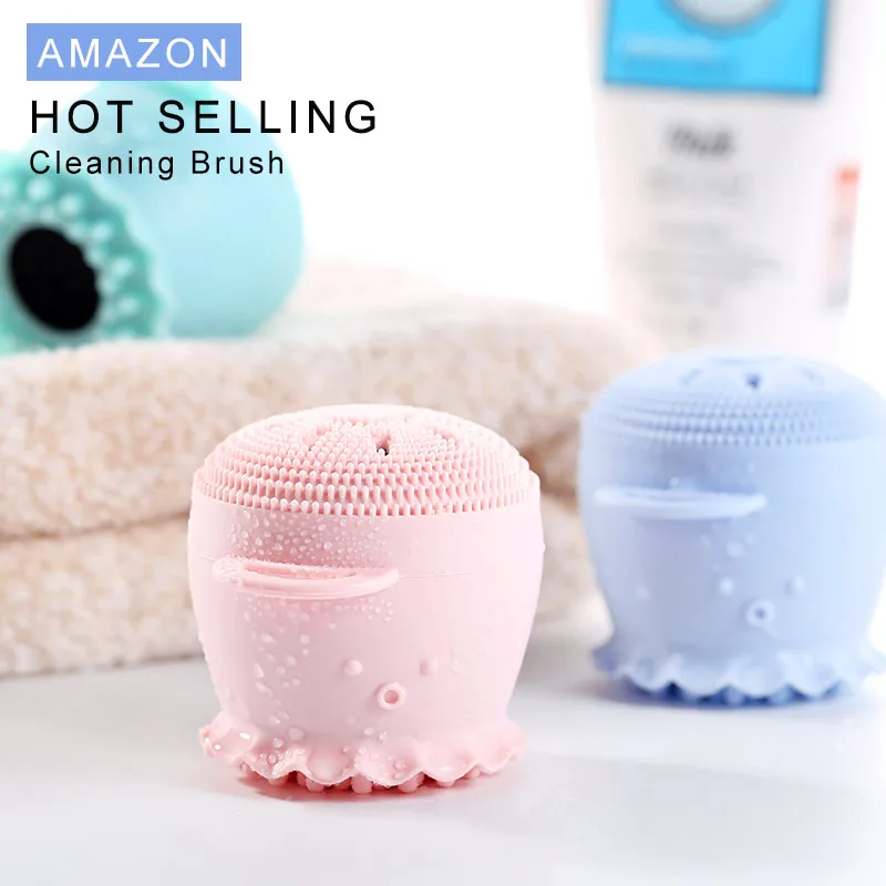 Best Selling Products Portable Manual Silicone Facial Cleansing Brush Waterproof