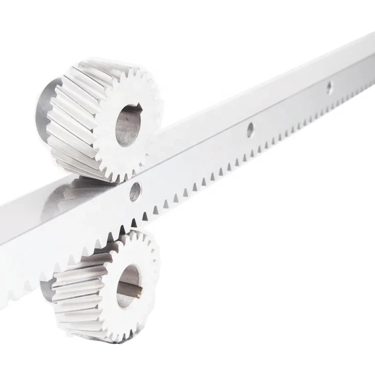 High Accuracy DIN6 M1.5 M2 M3 M4 M5 M6 Ground Steel Gear Rack and Pinion Spur Helical Tooth Made in China