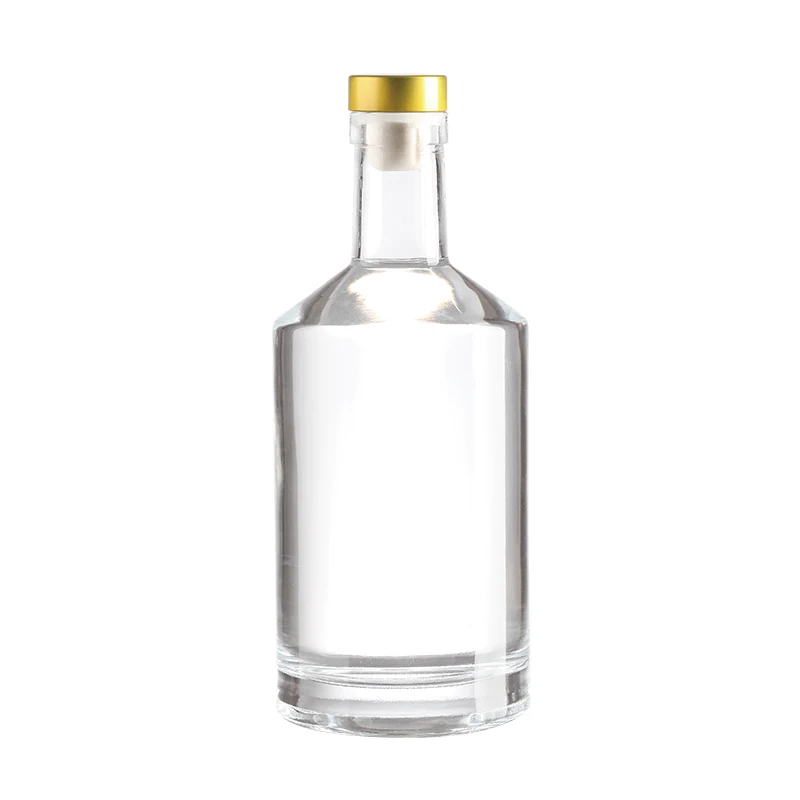 700ml 750ml 1000ml Whiskey Vodka Rum Jin Tequila Brandy Glass Bottle with Lids