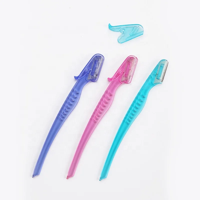 Pearl Max Low Price 3pcs eyebrow razor Professional Shaving Eyebrow Blade Eyebrow razor 3pcs facial razor