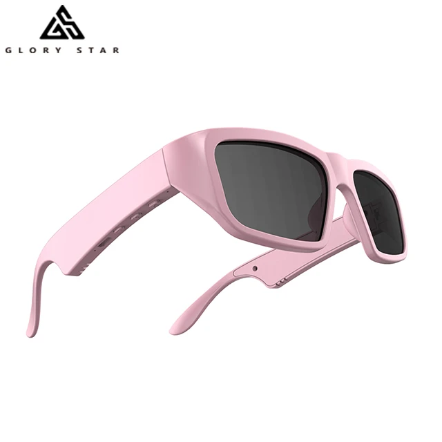 Private Model Handsfree Wireless Bluetooth Smart Speaker Sunglasses Headset MP3 Music Audio Glasses with anti-blue light lenses