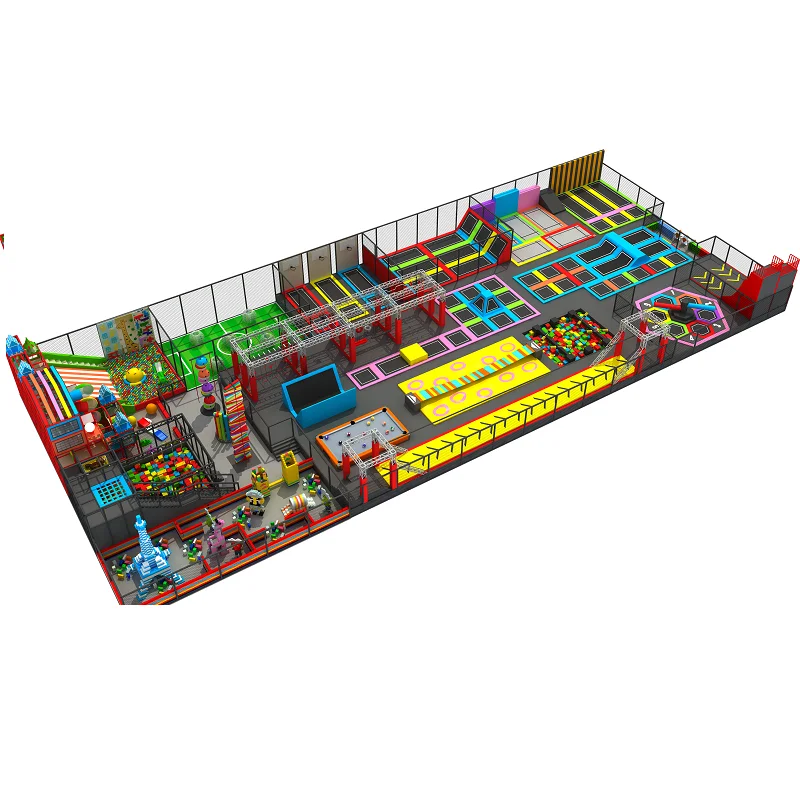 Hot sale Indoor playground trampoline park for kids adults