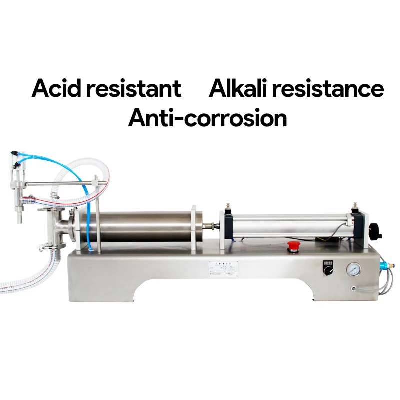 SWANSOFT air-operated quantitative  piston pneumatic filling machine heating stirring type filling machine ready to ship
