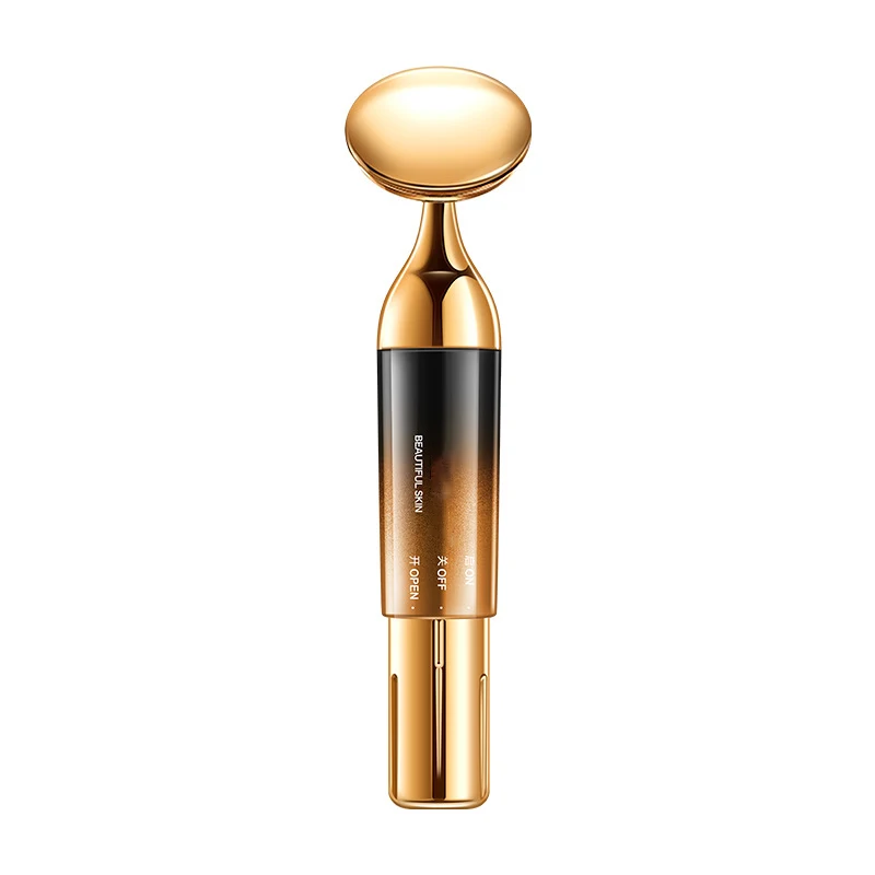 Microcurrent Face Massage Device Sonic Vibration Anti-aging Machine for Home Use Gold Facial Massager