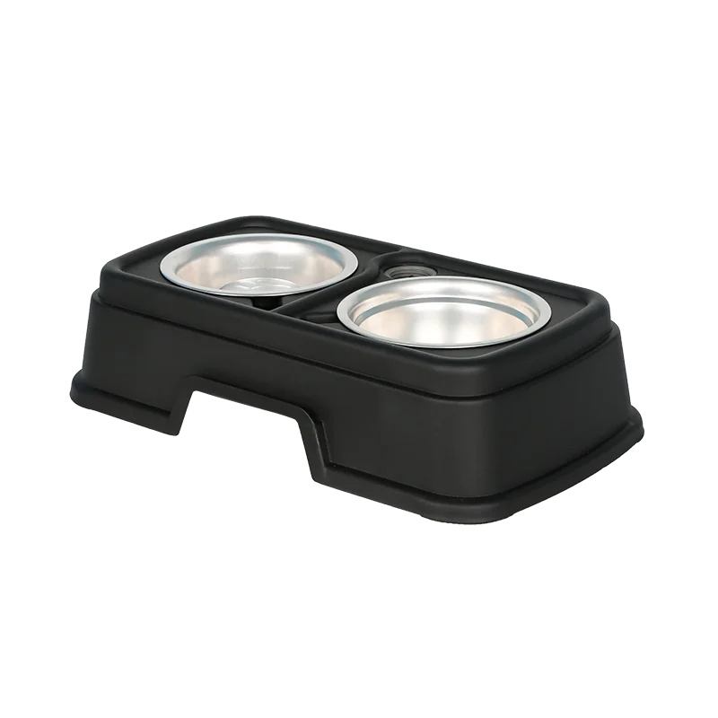 Factory Stainless Steel Pet Bowl High Quality Durable 2-in-1 Rounded Shape for Kittens and Puppies Feeding