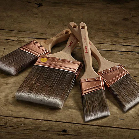 4 pcs purdy style Multi-size for a variety of wall paint decoration paint brush set Professional grade paint brush set