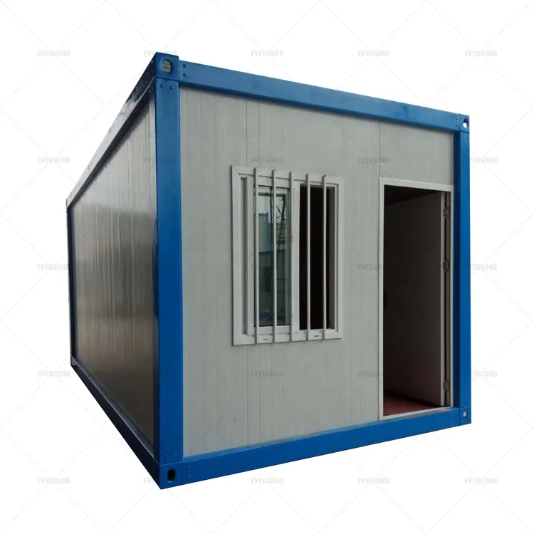 Low cost pre built insulation sandwich panel flat pack tiny prefabricated container office house