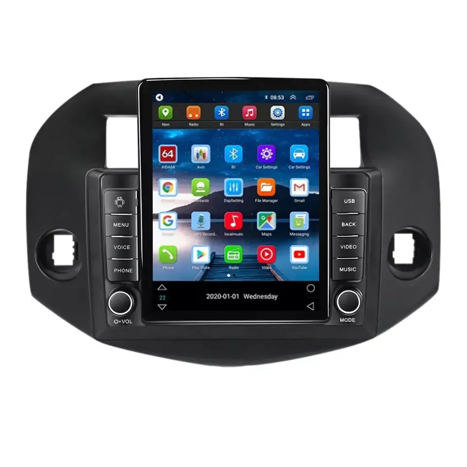 Gps-навигатор Tesla для Toyota RAV4 GPS-навигатор 2005-2013 магнитола Android gps BT 360 Автомобильное видео
