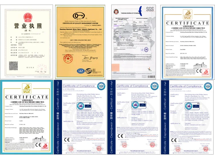 Shandong 1ton mini backhoe loader small tractor loader for sale