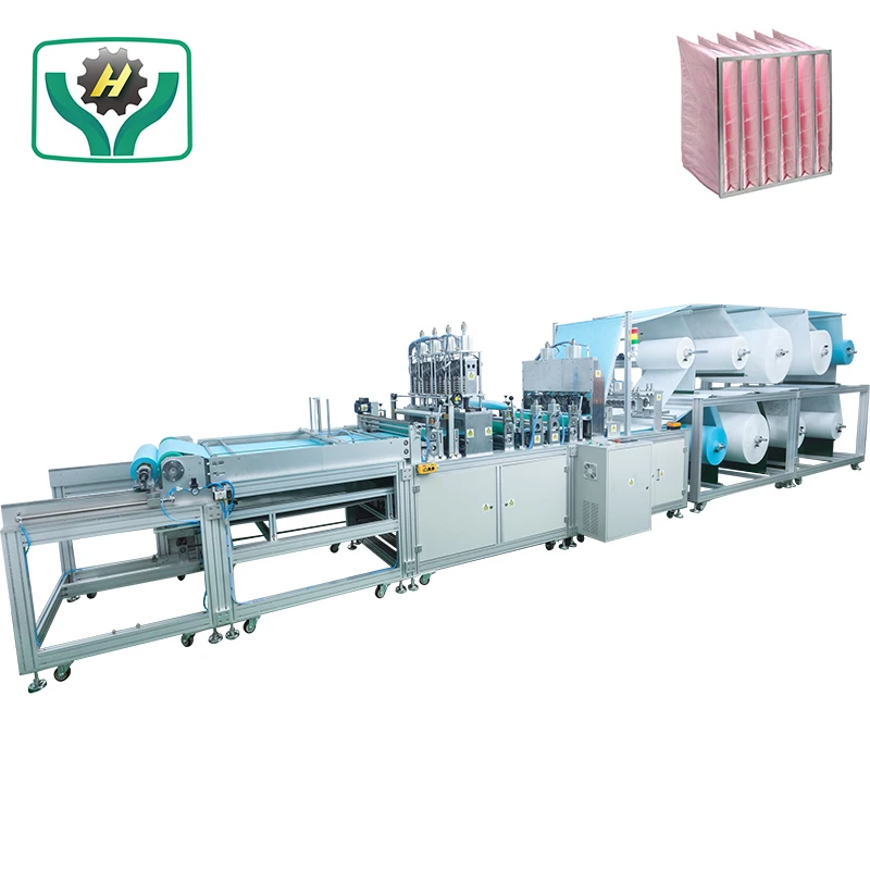 Custom Sliced Rewound Disposable Nonwoven Air Conditioner Filter Ultrasonic Making Equipment