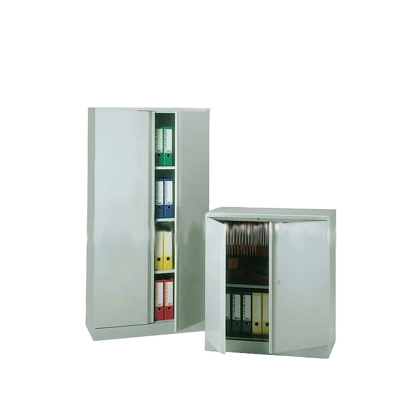 Filing Lockable Cabinet Customized Hot Sale Office Furniture, Stainless Steel Metal Wooden + White Color with Door 22mm