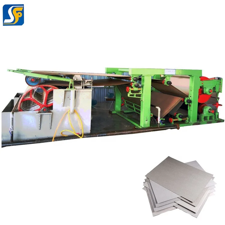 Semi-automatic cardboard corrugated making machine for cardboard box making
