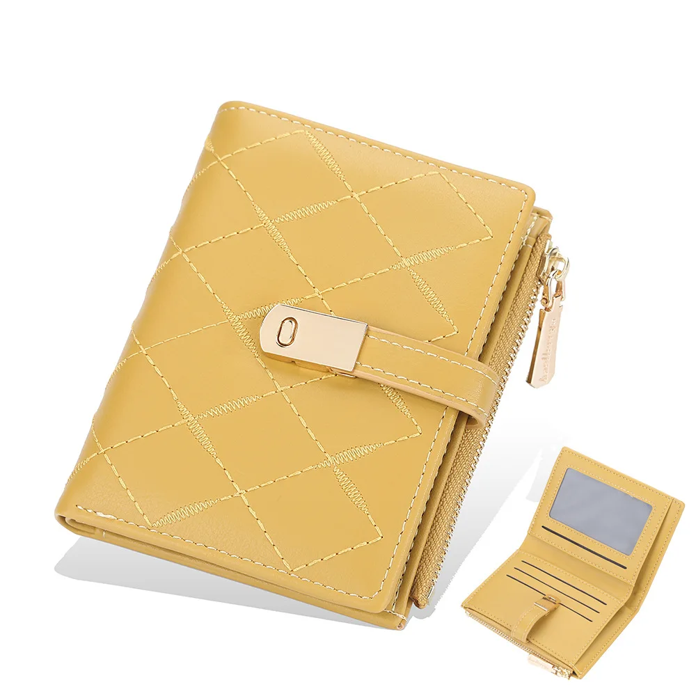 Baellerry Mini Slim Leather Credit Card Case Card Holder Fashion Coin Purse Brand Wallets For Women