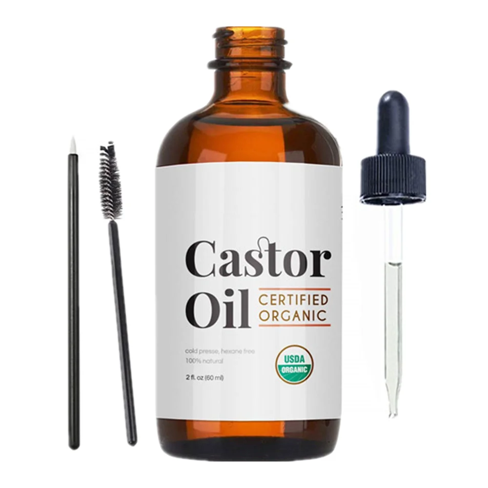 Private Label Organic Cold Pressed Jamaican Black Castor Oil For Eyelash (62490545175)