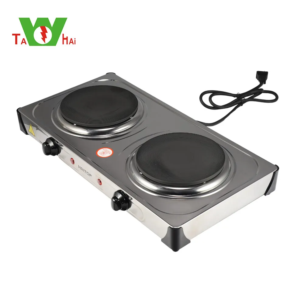 Hot plate electric cooker 2000W double electric hot plate for pot