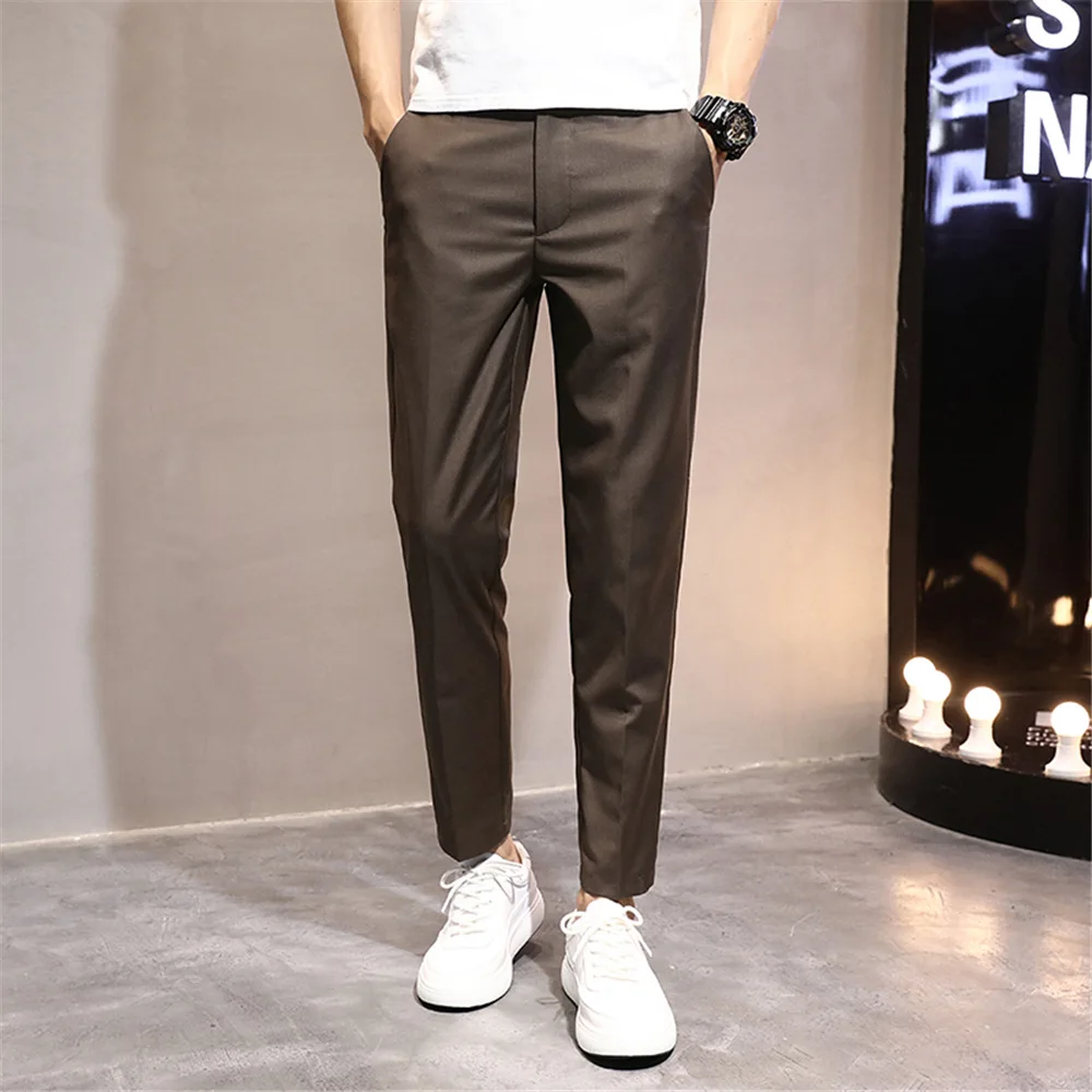 Wholesale China Mens Slim Pants Trousers Mens Classic Formal Trousers
