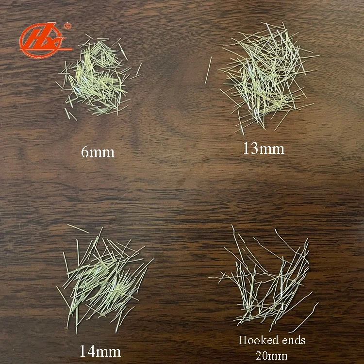 High Tensile Strength 2850Mpa Brass-plated steel micro fibers