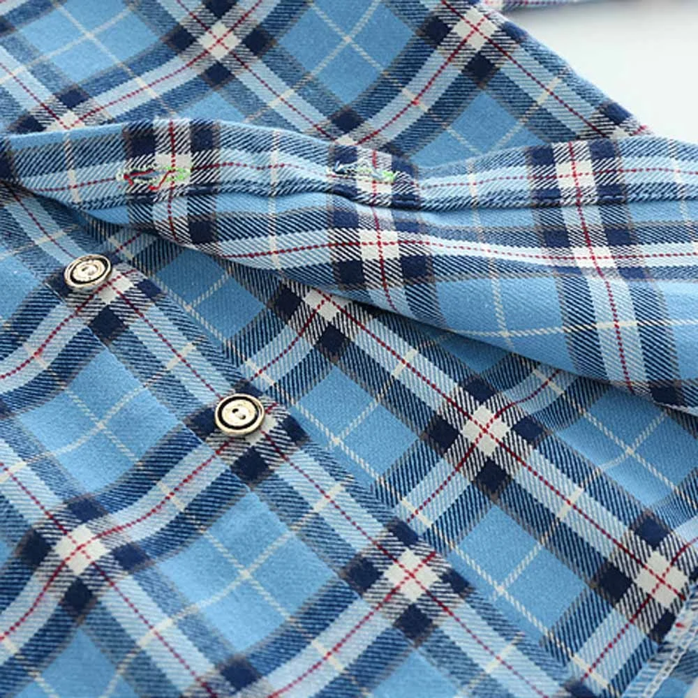 
baby boys flannel shirts kid long sleeve tops child clothes plaid shirt 