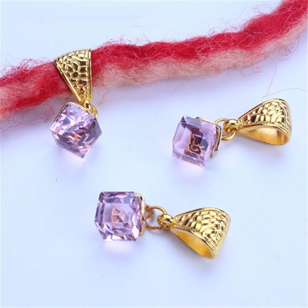 Jachon новые золотые украшения для волос подвеска витая коса кольца винтажный сплав весенний набор Бриллиантовая тиара Розовый кристалл кольцо