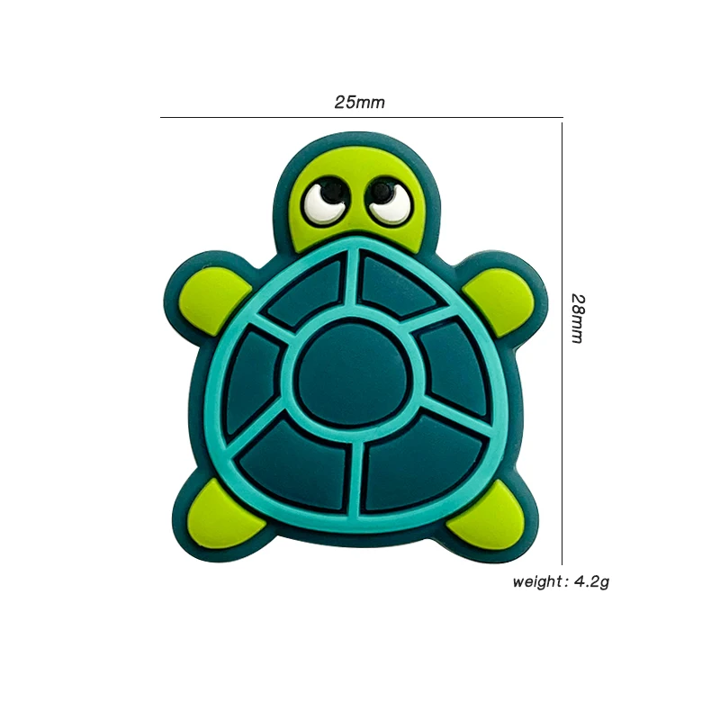 New Design BPA Free Baby Teething Bead Pacifier Chain Fashion Handmade Jewelry Turtle Tortoise Silicone Beads