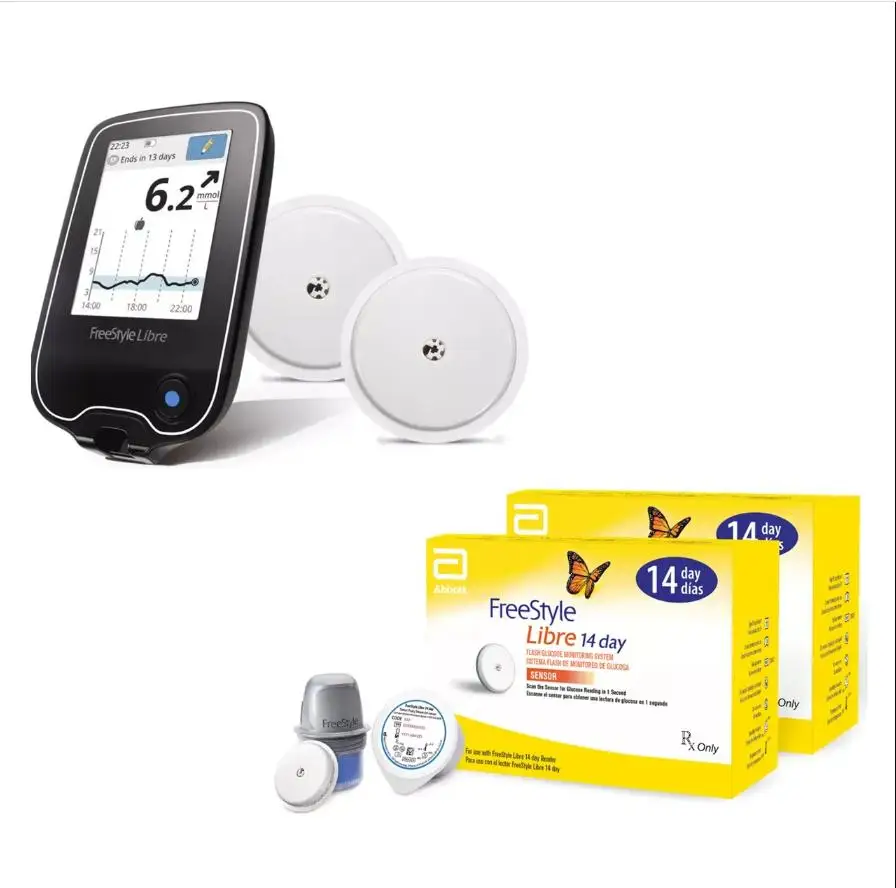 High Quality Portable Plastic Freestyle- Libre Meter and Sensor