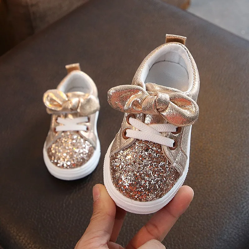 Zapatos para bebe/Детская весенняя обувь; Кроссовки с блестками; Красивые детские вечерние туфли; Обувь для мальчиков и девочек