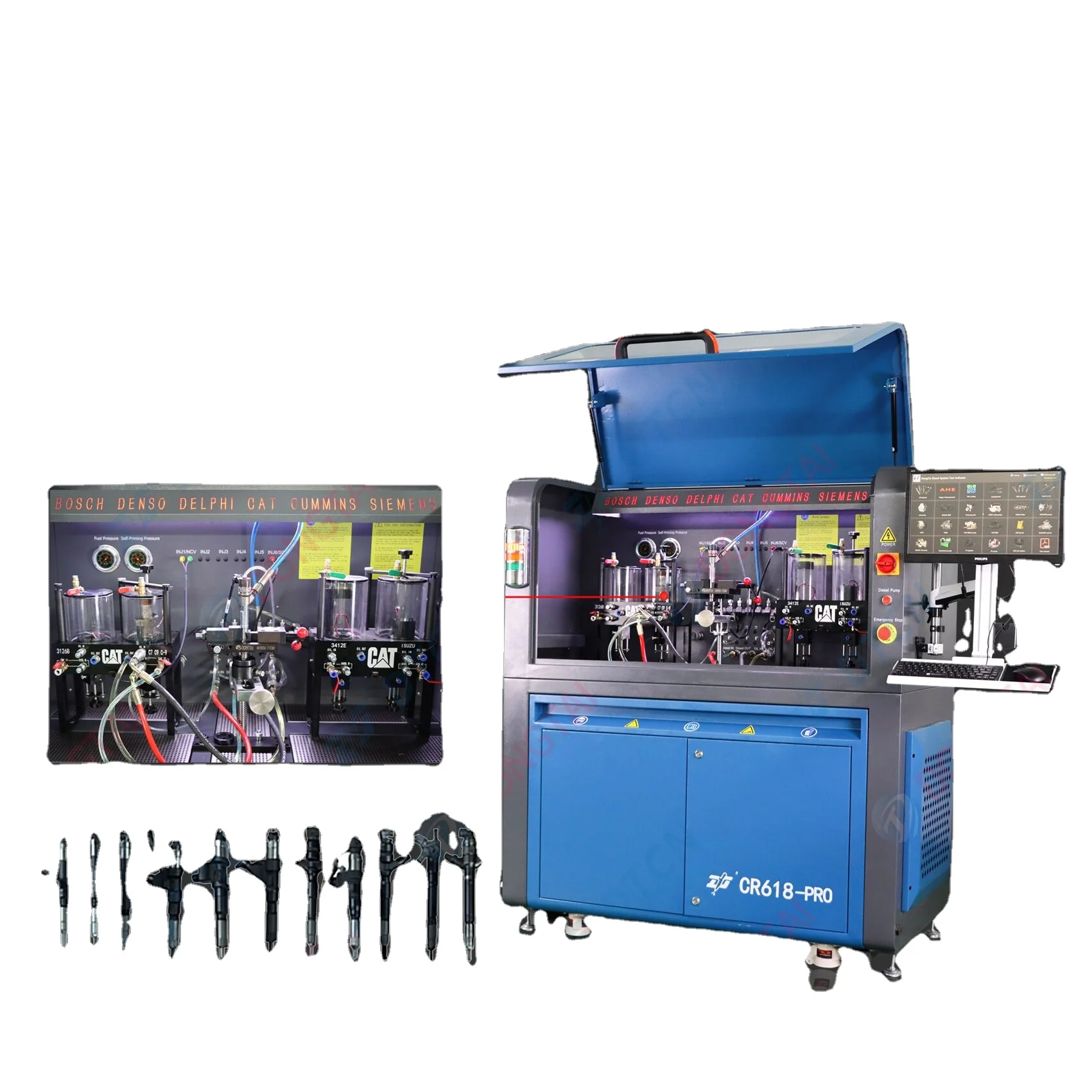 CR618-PRO   COMMON RAIL injector  and EUI  test bench