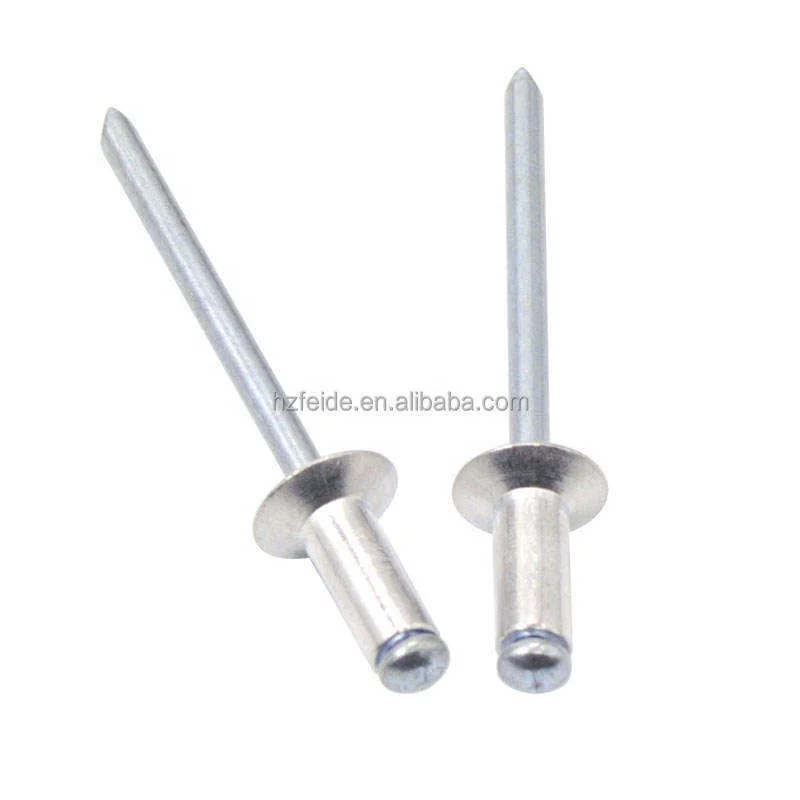 Open Type GB12618.1 Round Head Rivet Scountersunk Head Aluminium Pop Blind Rivet