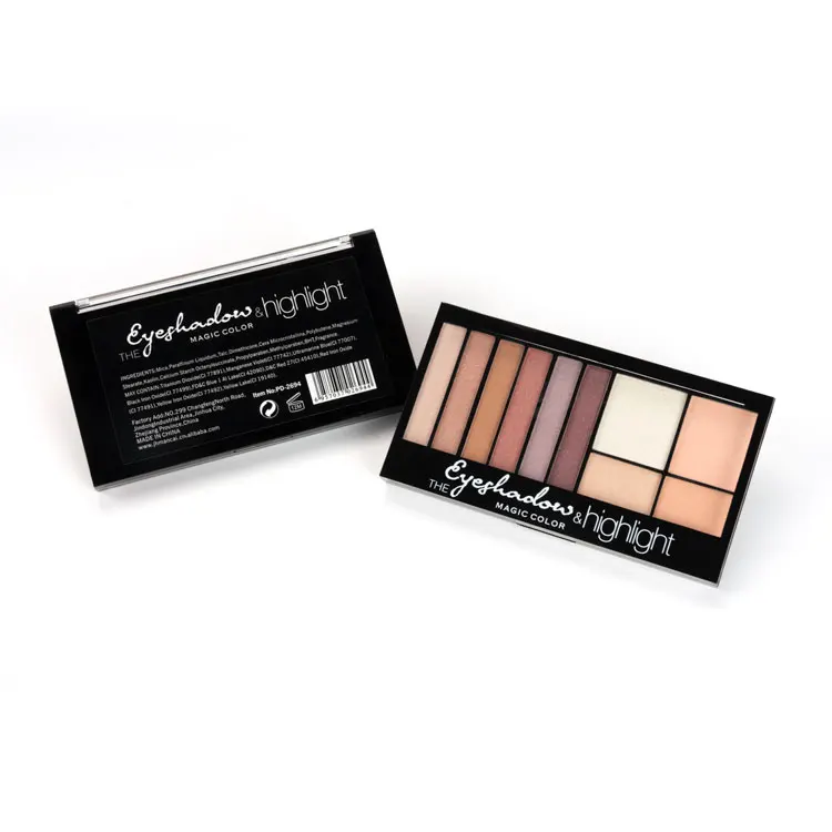  Daily Use Face Palette 10 Colors Makeup Multi Beauty Eyeshadow Blush Highlighter Bronzer customized Powder Private