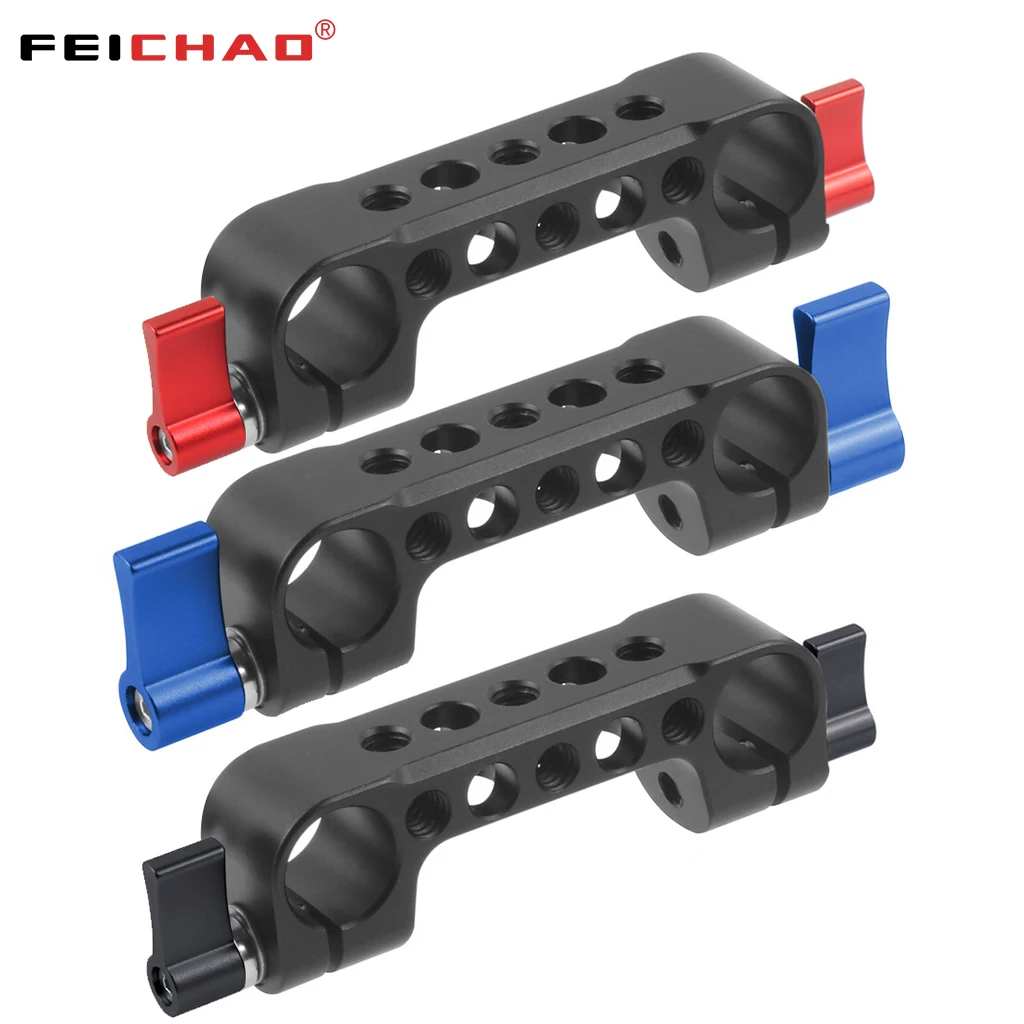 OEM/ODM  Photography Accessories 1/4 Screw 15mm Dual Rod Rail Clamp Mount For Follow Focus