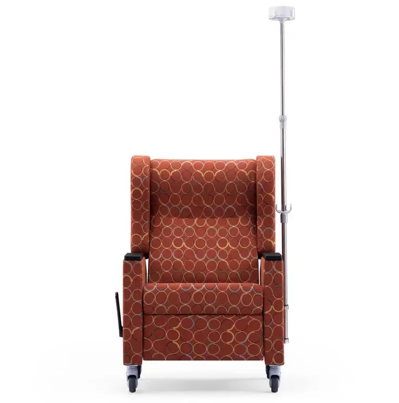 Aesthetic Comfort Hospital Furniture Recliner Iv Infusion Transfusion Electric Reclining Medical Chair For Patients With Wheels