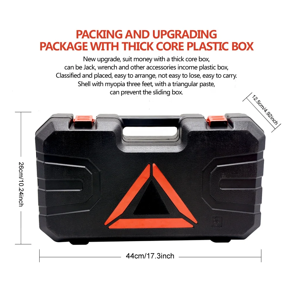 High quality trolley 2t best corded impact jack and electric wrench set