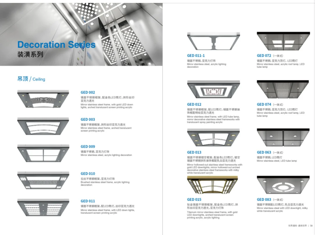 320kg Home Lift Elevator Including Glass Shaft with Silent Running