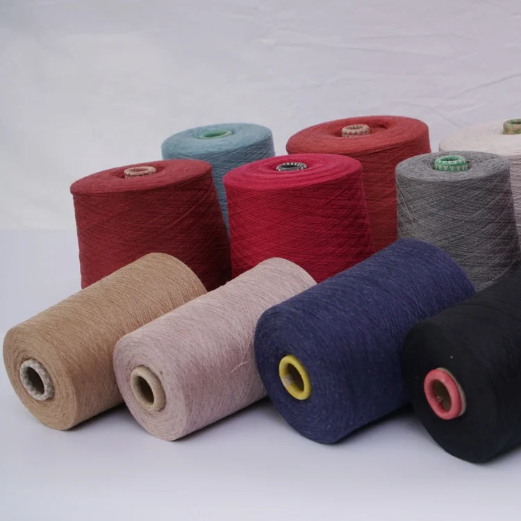 Factory wholesale 28NM Wool Silk Blended  Yarn