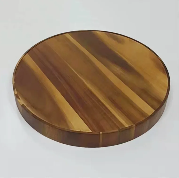 RST Cheap Wholesales Food Cake Tea Acacia Wooden Serving Tray For Hotel Restaurant Home