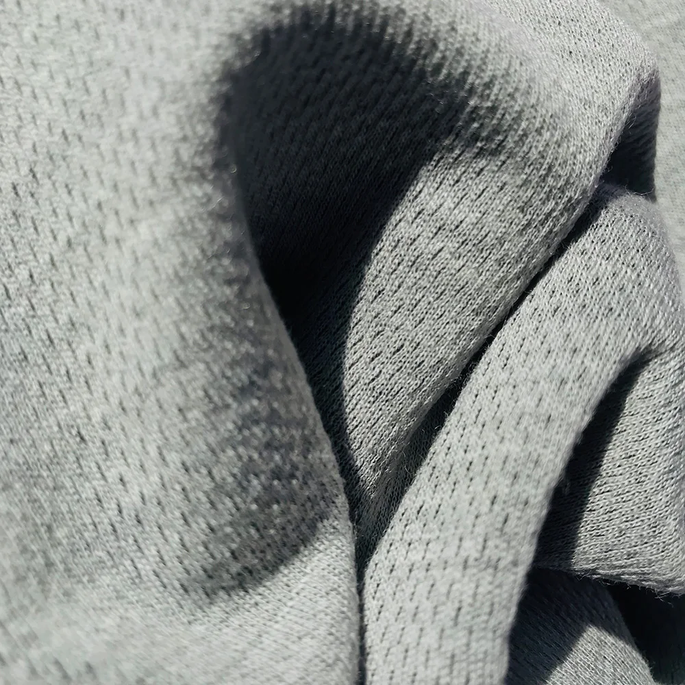 Merino wool suppliers bird eye fabric gray merino wool jersey fabric