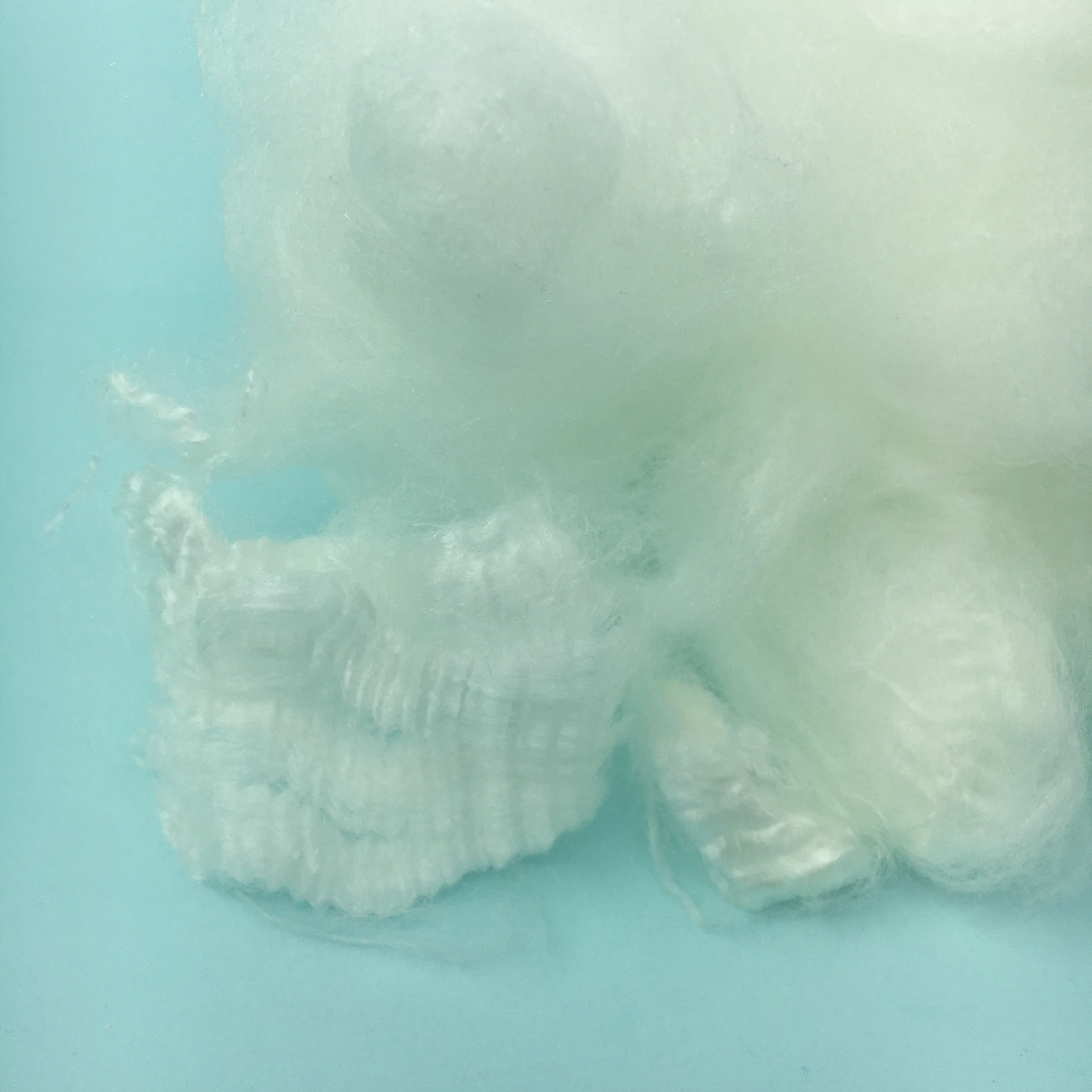 Pet flake 2D modacrylic bibre material wool like acrylic staple fiber