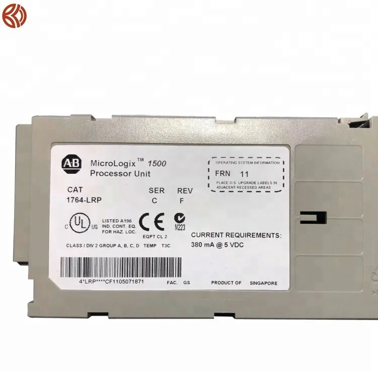 100% new 1764-LRP MicroLogix 1500 Enhanced Controller Host CPU