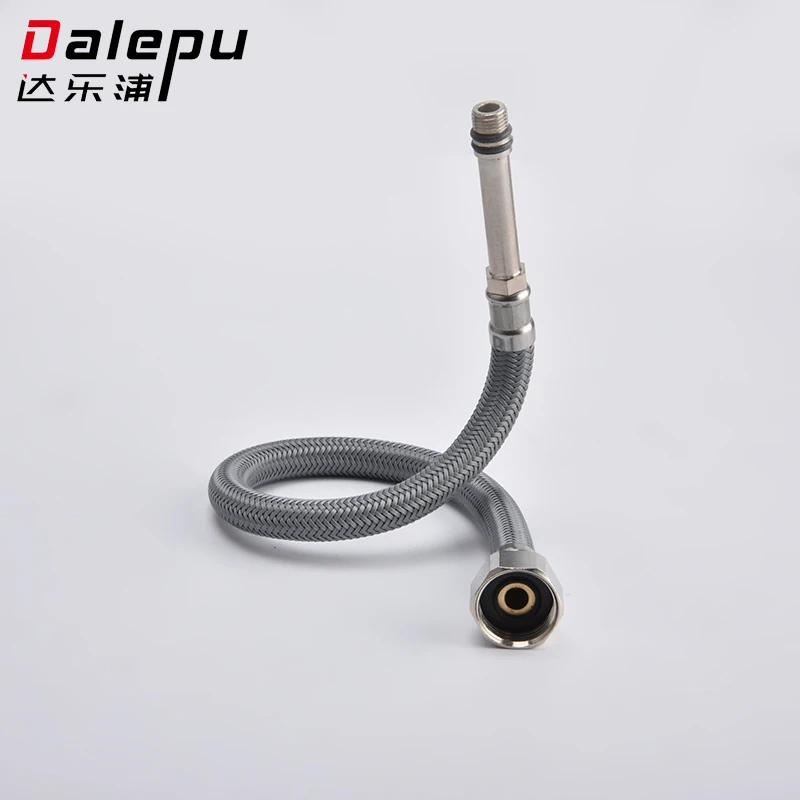 Wholesale Manufacturer Braided Tube Flexible Hose Connector Copper Rod M10 Nickle Plating Aluminum Pipe Fitting