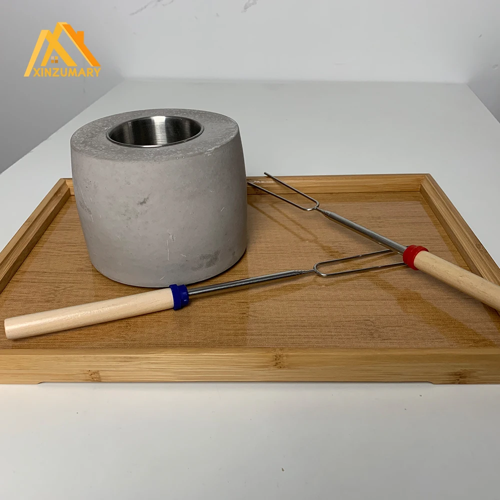 Настольный спиртовой камин для использования в помещении и на улице