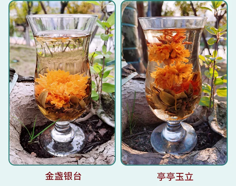 Wholesale Blooming Tea Balls 20 pieces of Shapes Blossom  Flower Tea bags