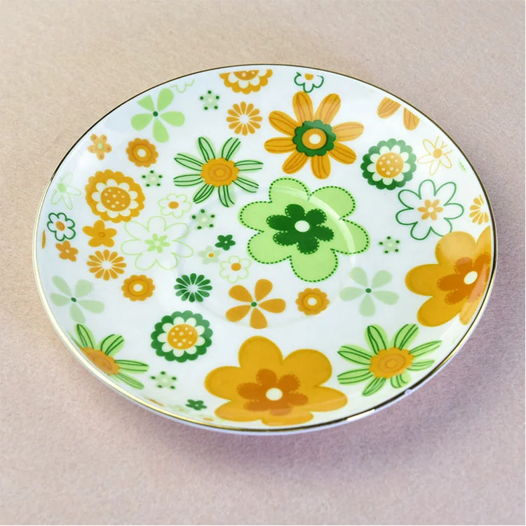 Whole Set Tea Cups and Saucers Cappuccino Cups Coffee Cups White Teacup Set